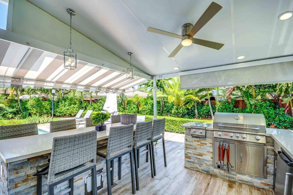 Miami 5Br Villa W Heated Pool, Games & Bbq L01 卡特勒里奇 外观 照片
