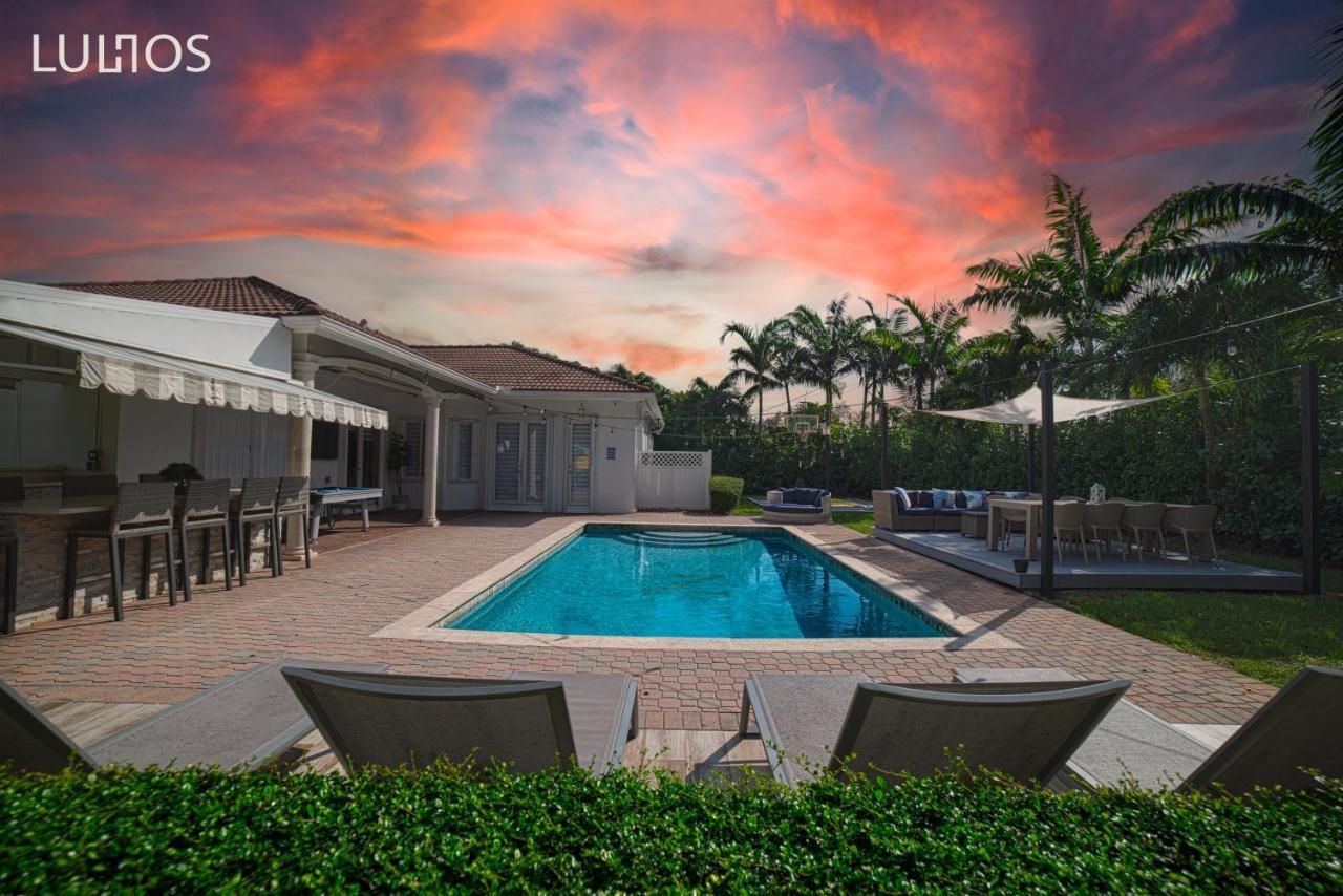 Miami 5Br Villa W Heated Pool, Games & Bbq L01 卡特勒里奇 外观 照片